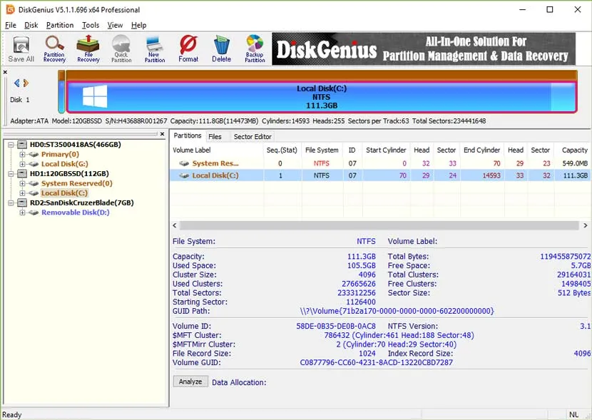 DiskGenius Pro Full Programlar İndir