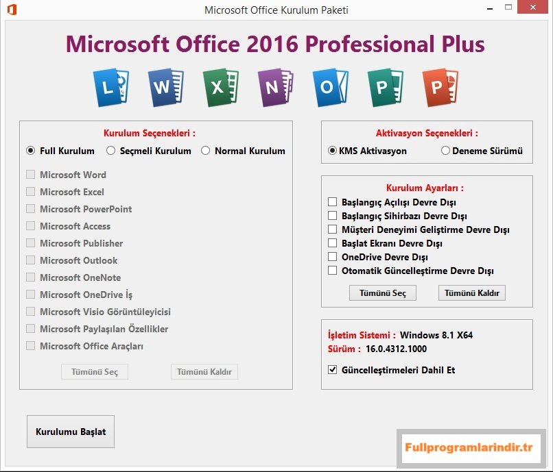 Microsoft Office 2016 Pro Plus Full İndir