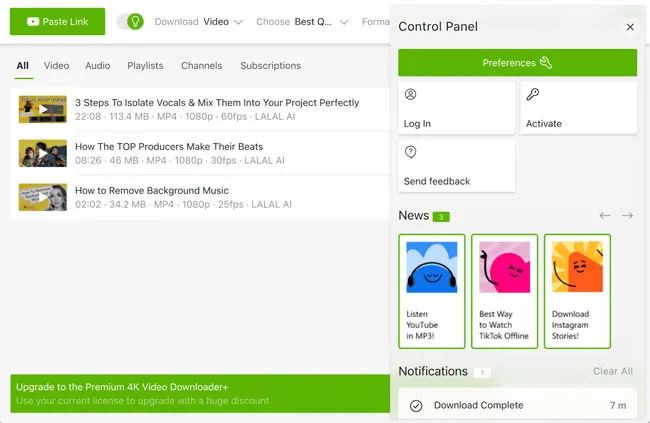 4K Video Downloader Plus Full Programlar