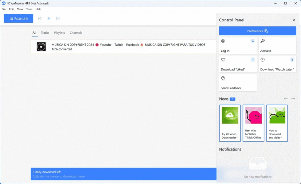 4K YouTube to MP3 2026 Full İndir