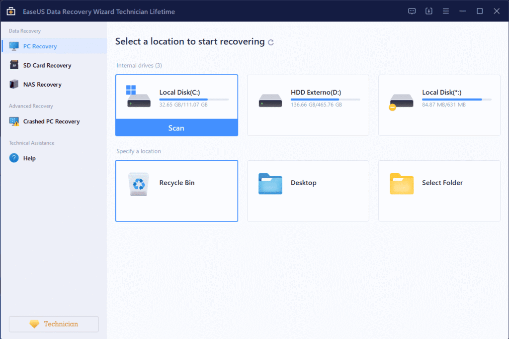EaseUS Data Recovery 2026 PC İndir