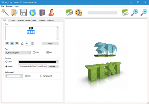 Insofta 3D Text Commander Full indir