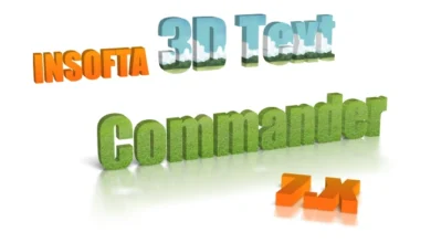 Insofta 3D Text Commander İndir